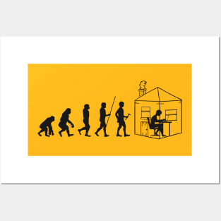 Quarantine human evolution Posters and Art